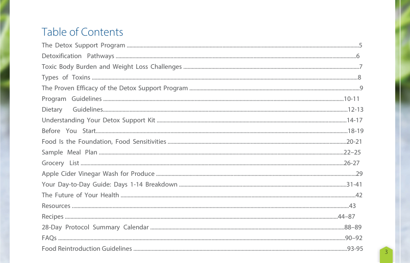 Detox Support Patient Handbook