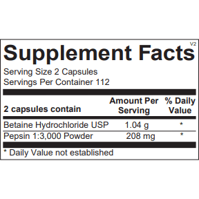 Betaine & Pepsin
