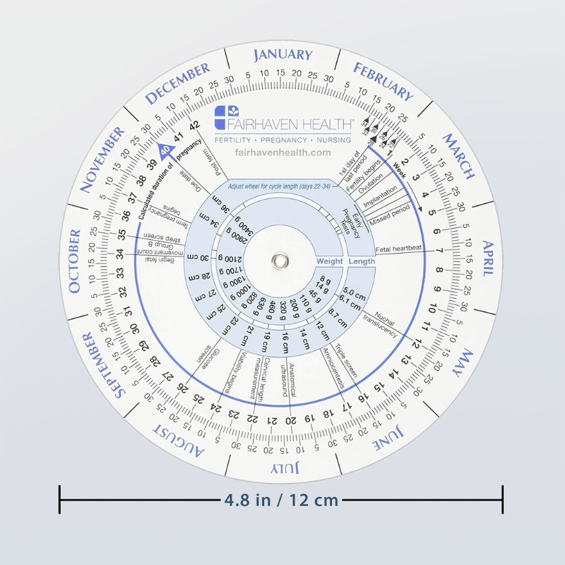Ovulation Calendar and Pregnancy Wheel