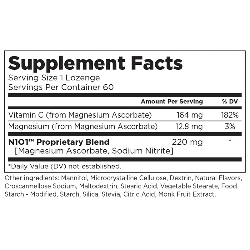 Nitric Oxide Lozenges