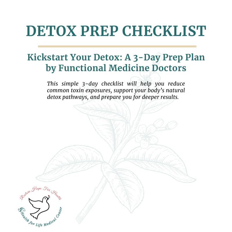 Detox Prep Checklist